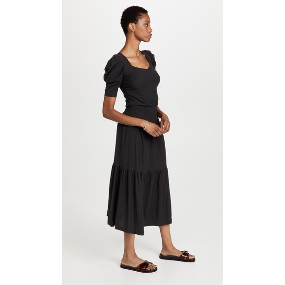 Nation LTD Black Thea Sweetheart Dress - Size Large - Picture 2 of 13